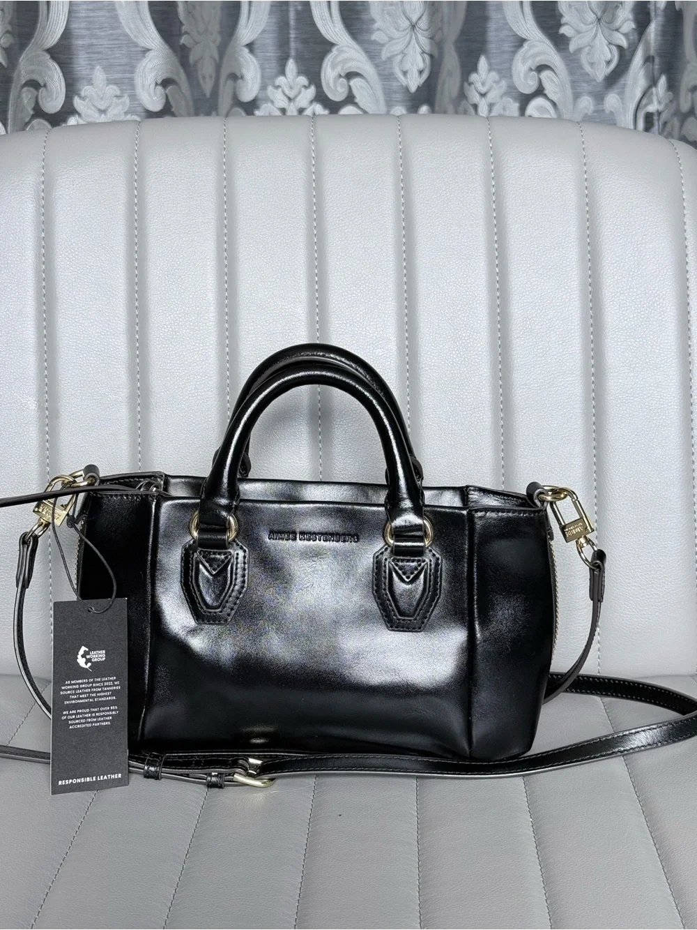 Aimee Kestenberg Leather Satchel with Detachable Crossbody Strap